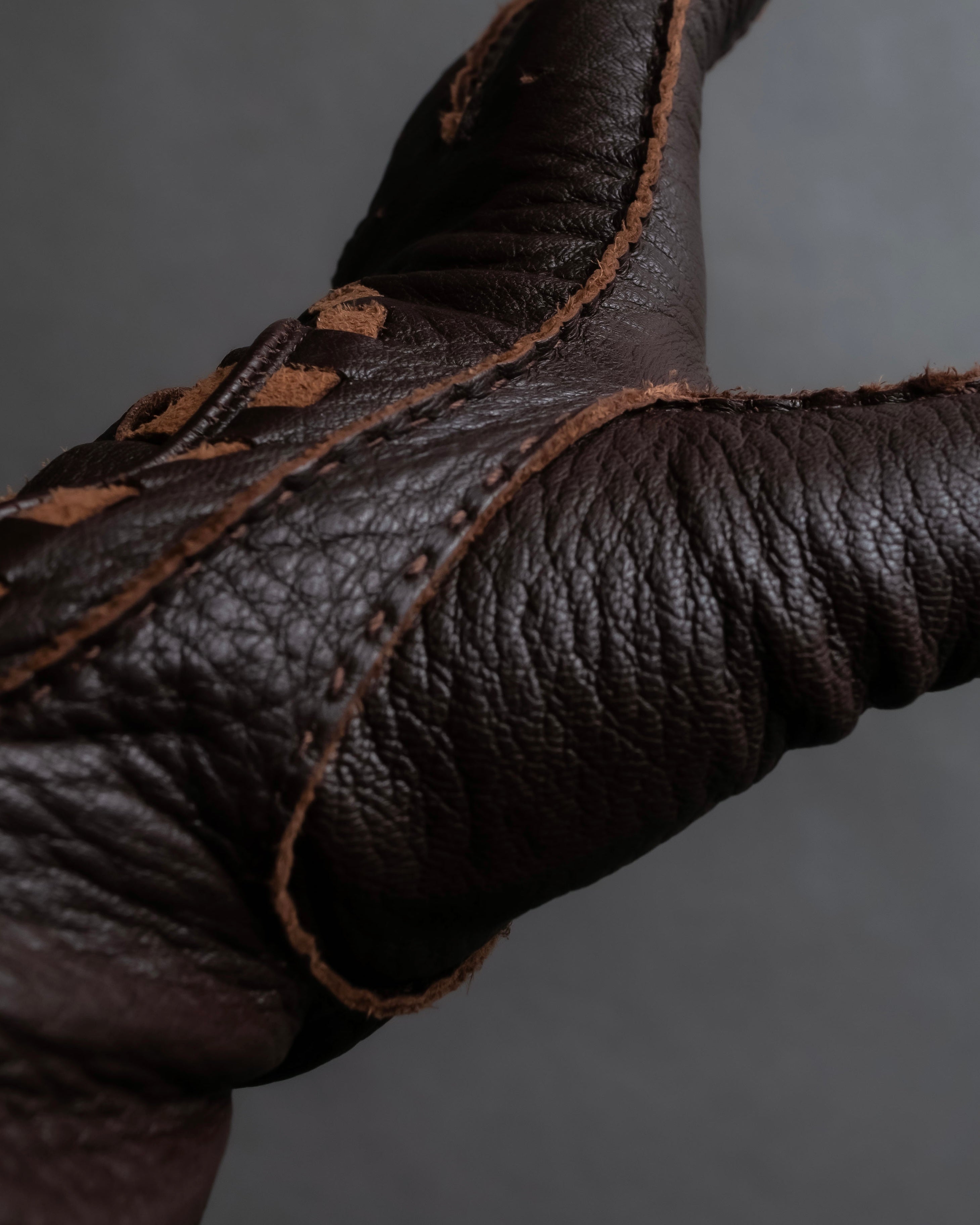 "Vivienne Westwood" Orb design checker panel pattern leather gloves