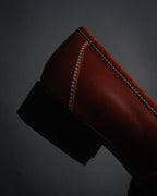 “HERMES” 90’s-00’s Chaine d’ancre hardware loafers