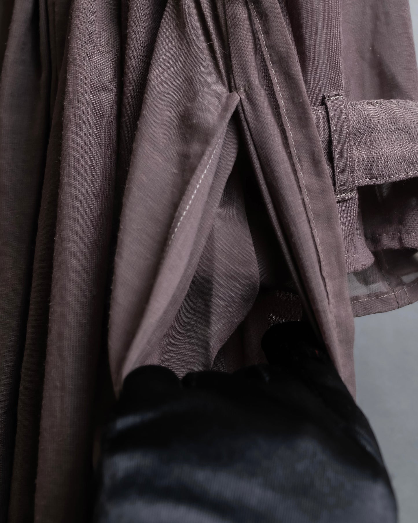 "MIHARA YASUHIRO" Drawstring design trench coat