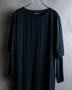 "Maison Martin Margiela" Beautiful draped navy 3-way dress