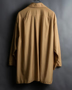 "GUCCI" silk blended shirt jacket