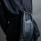 “JIL SANDER”  Fringe detail flat drawstring shoulder bag