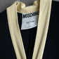 "MOSCHINO" Bicolor A line silhouette super long dress