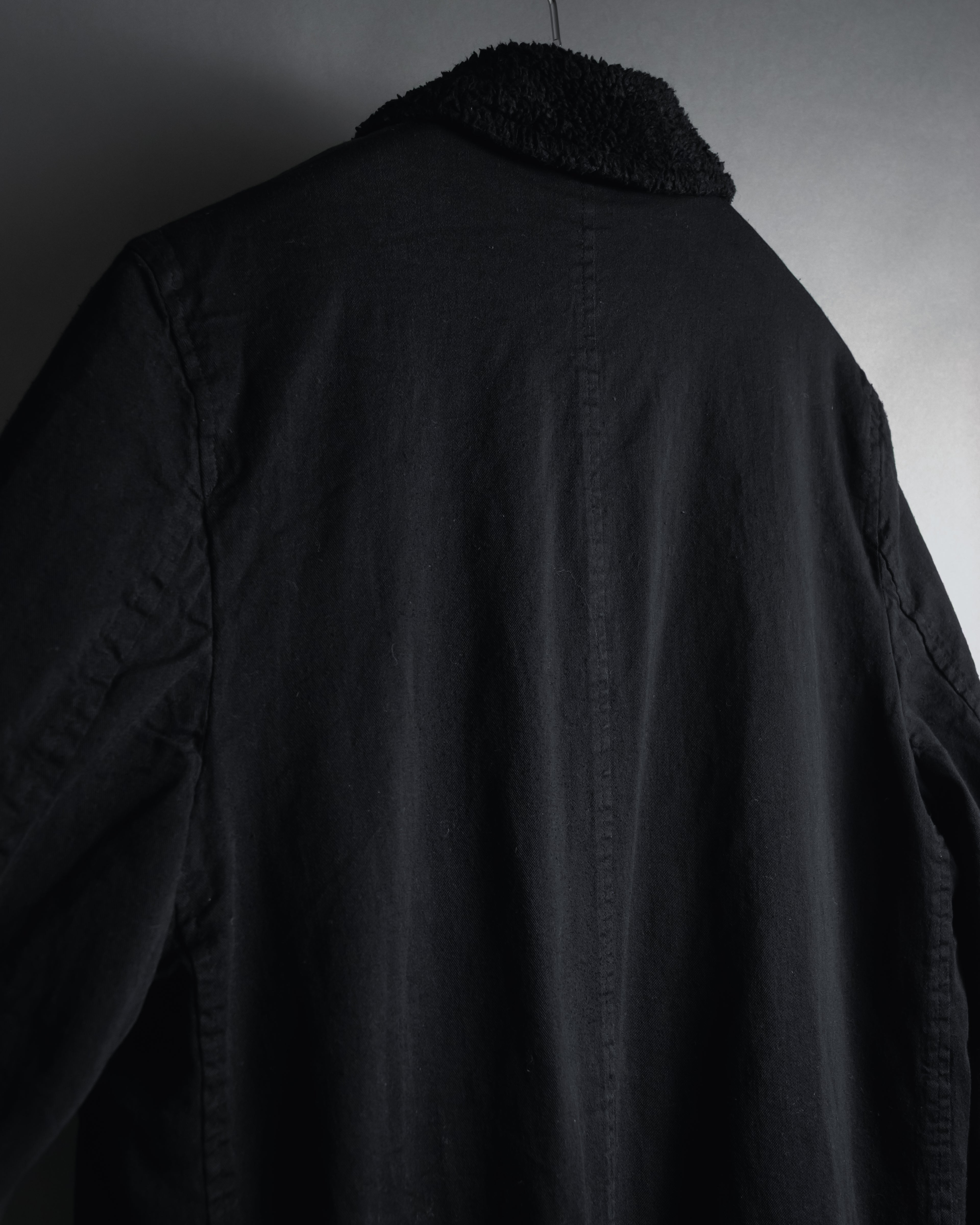 "COMME des GARCONS HOMME"
Utility zip pocket coat