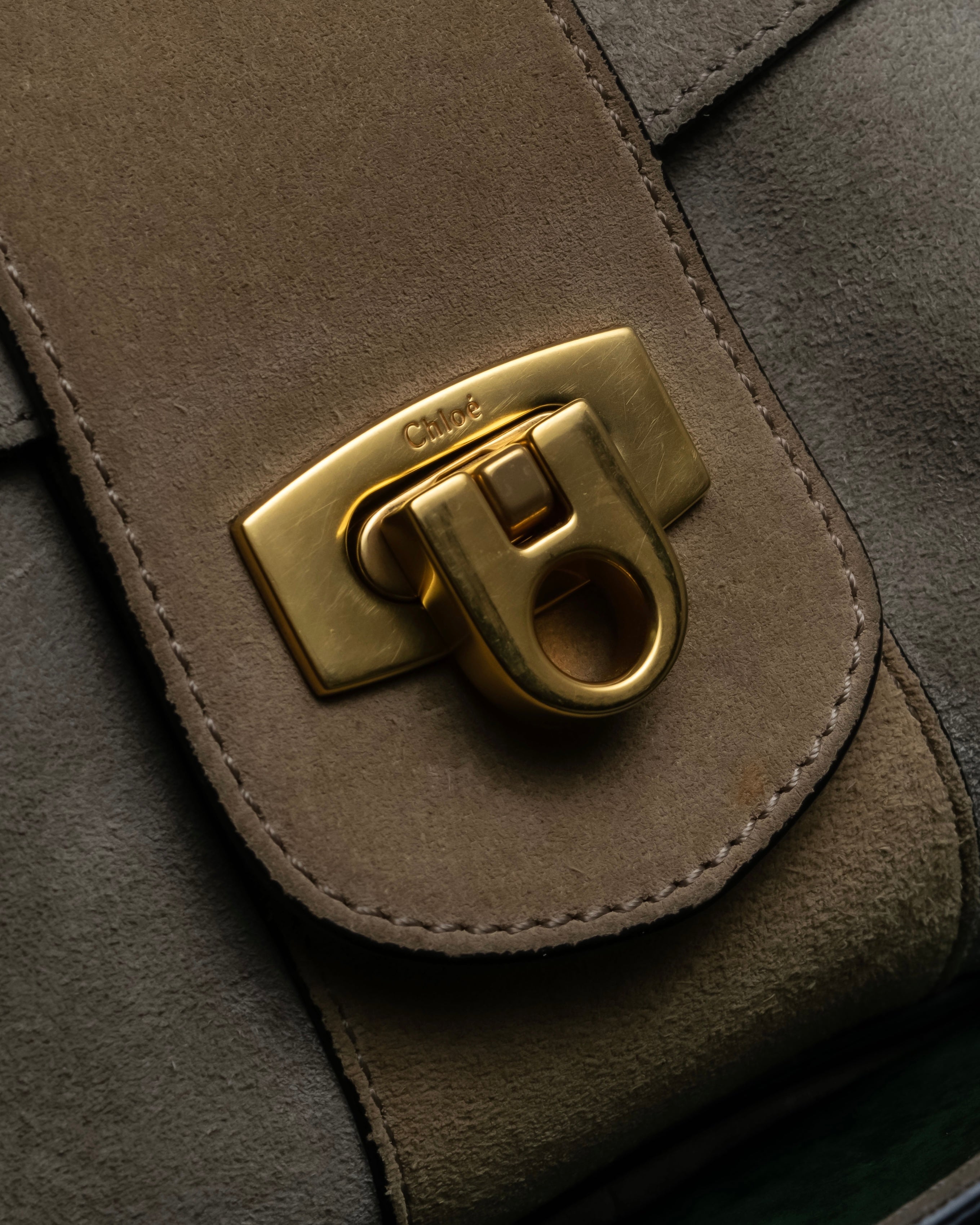 "Chloe" LEXA series 2way leather shoulder bag