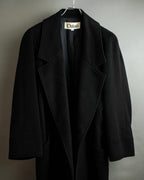 "Chloe" Peak lapel classically tailored chester coat