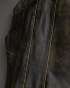 "CHANEL" 2000AW Karl Lagerfeld period calf leather vest