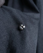 "DOLCE &amp; GABBANA" 100% silk snap button oversized cardigan