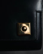 –SPECIAL– "HERMES" 60’s-70’s Box calf piano lock accordion bag