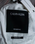 "Calvin Klein" Glen check oversized double breasted jacket