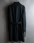 "vanessa bruno" Lace fringe design drawstring cotton linen shirt dress