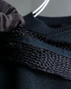 "tricot COMME des GARCONS" Wraparound dogging knit T shirt