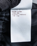 "LOUIS VUITTON" Leather tape cross knit detail vest