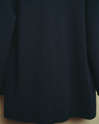 “Salvatore Ferragamo” 80’s-90’s Gancini buckle virgin wool knit jacket