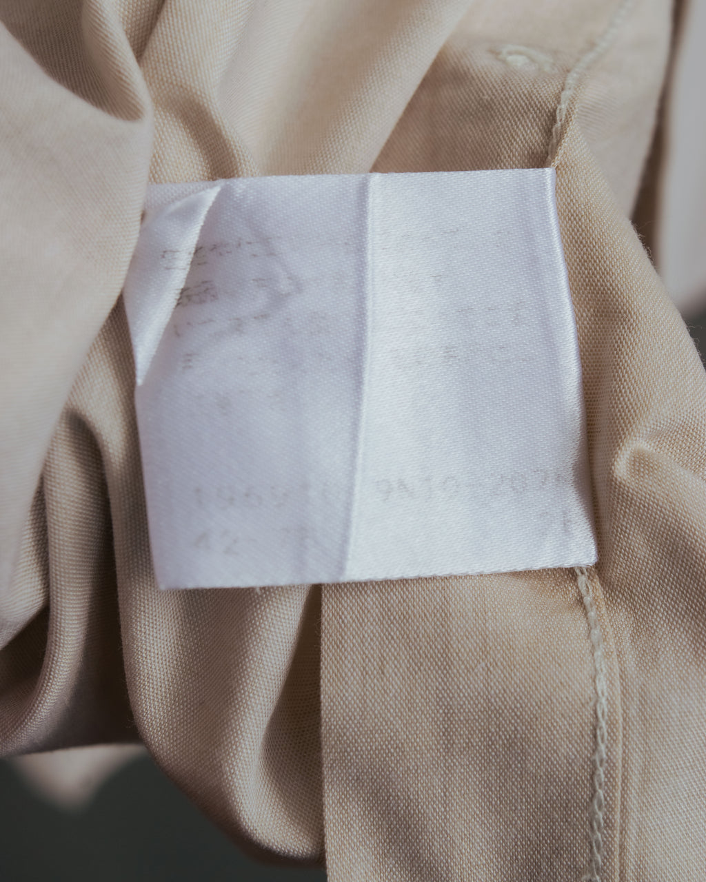 “BALENCIAGA” 90’s-00’s Relaxed pale dress shirt