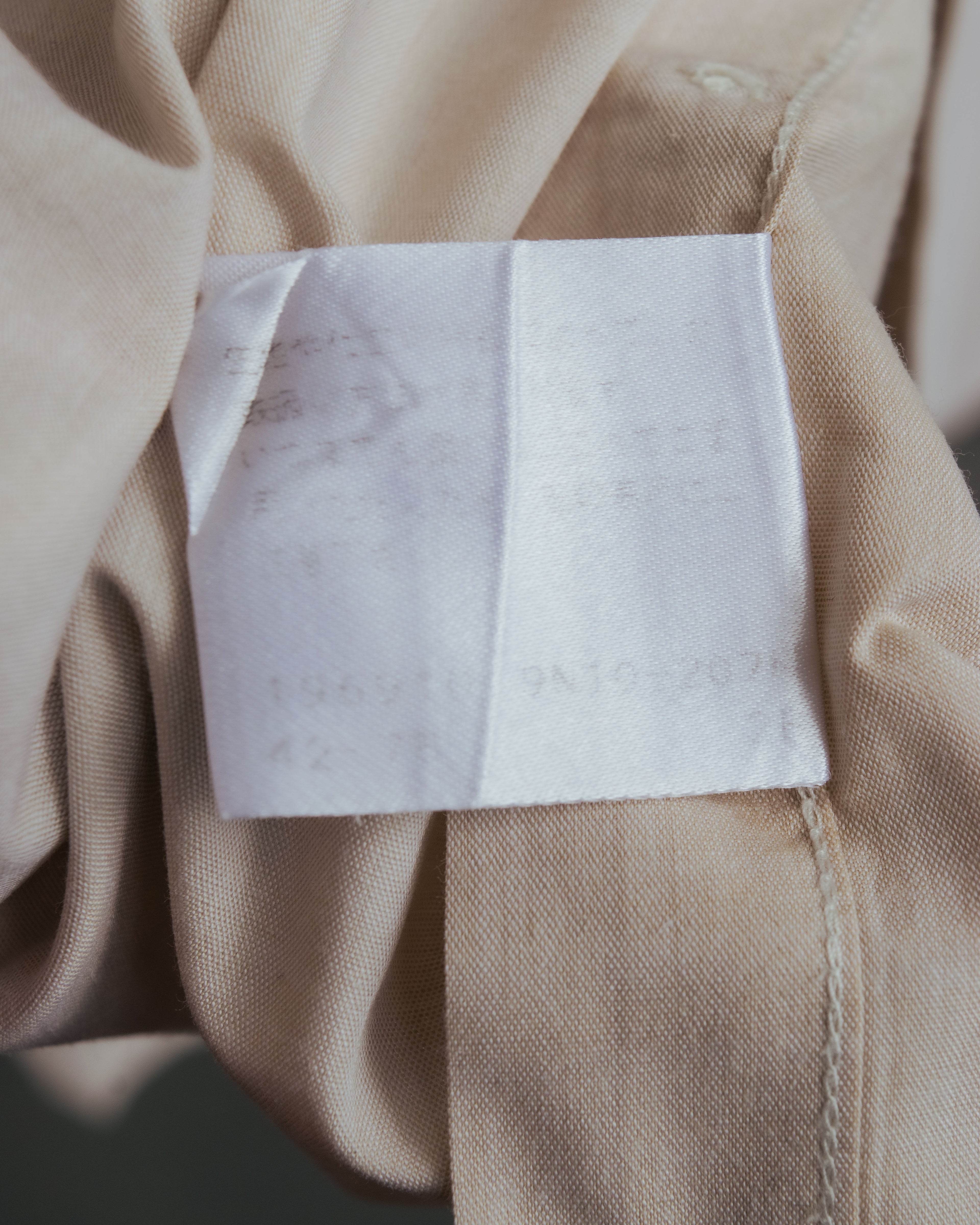 “BALENCIAGA” 90’s-00’s Relaxed pale dress shirt