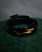 “Roger Vivier” 2010’s Patent tortoiseshell buckle belt