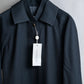 "GIANNI VERSACE" Soutien collar docking mid length wool coat