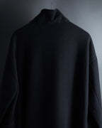 "ISSEY MIYAKE PLANTATION" Minimalist design A-line stand collar coat
