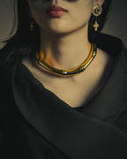 –SPECIAL– "GUCCI" 2025- Sculptural bamboo choker necklace