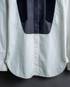 "CELINE" Combination color dress shirt