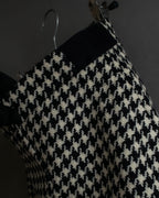 "Valentino Garavani" Houndstooth pattern lace velvet design set up