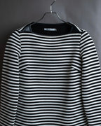 "T by Alexander Wang" Uniform striped ribbed knit pullover