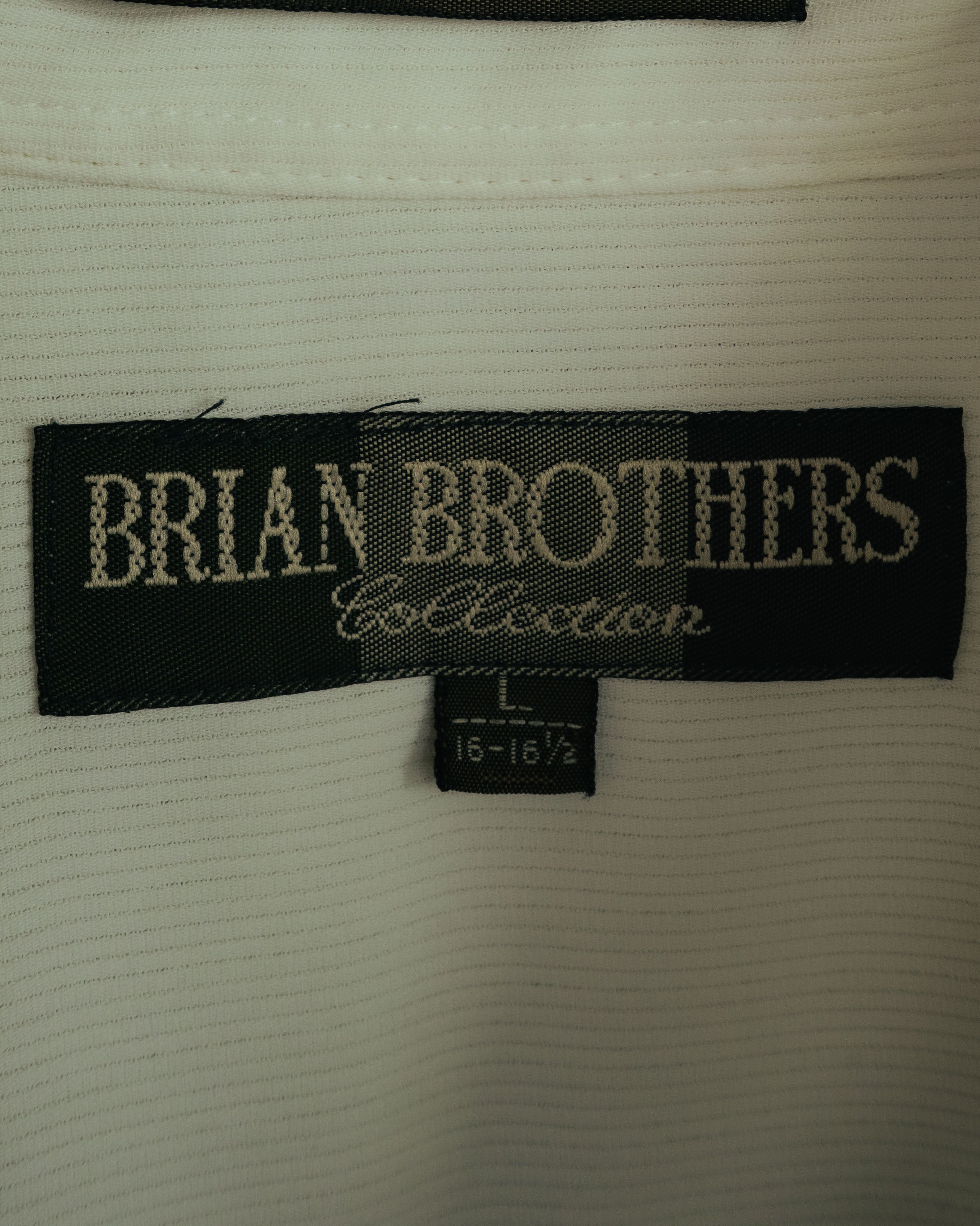 -MOOD Vintage Collections-
90’s Fine ridge ivory drape shirt