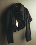 "COMME des GARÇONS" 00's Deconstructed nylon jacket