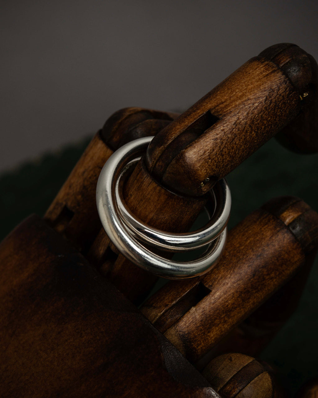 "HERMES" Vertige polished silver 925 ring