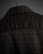 "GUCCI" Horsebit pattern shaped shirt