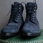 Vintage lace up design suede ankle boots