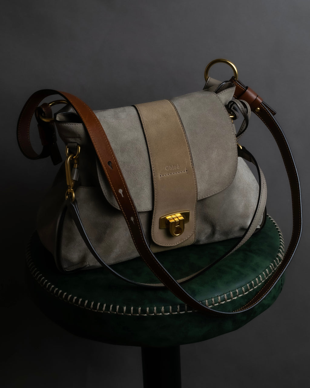 "Chloe" LEXA series 2way leather shoulder bag