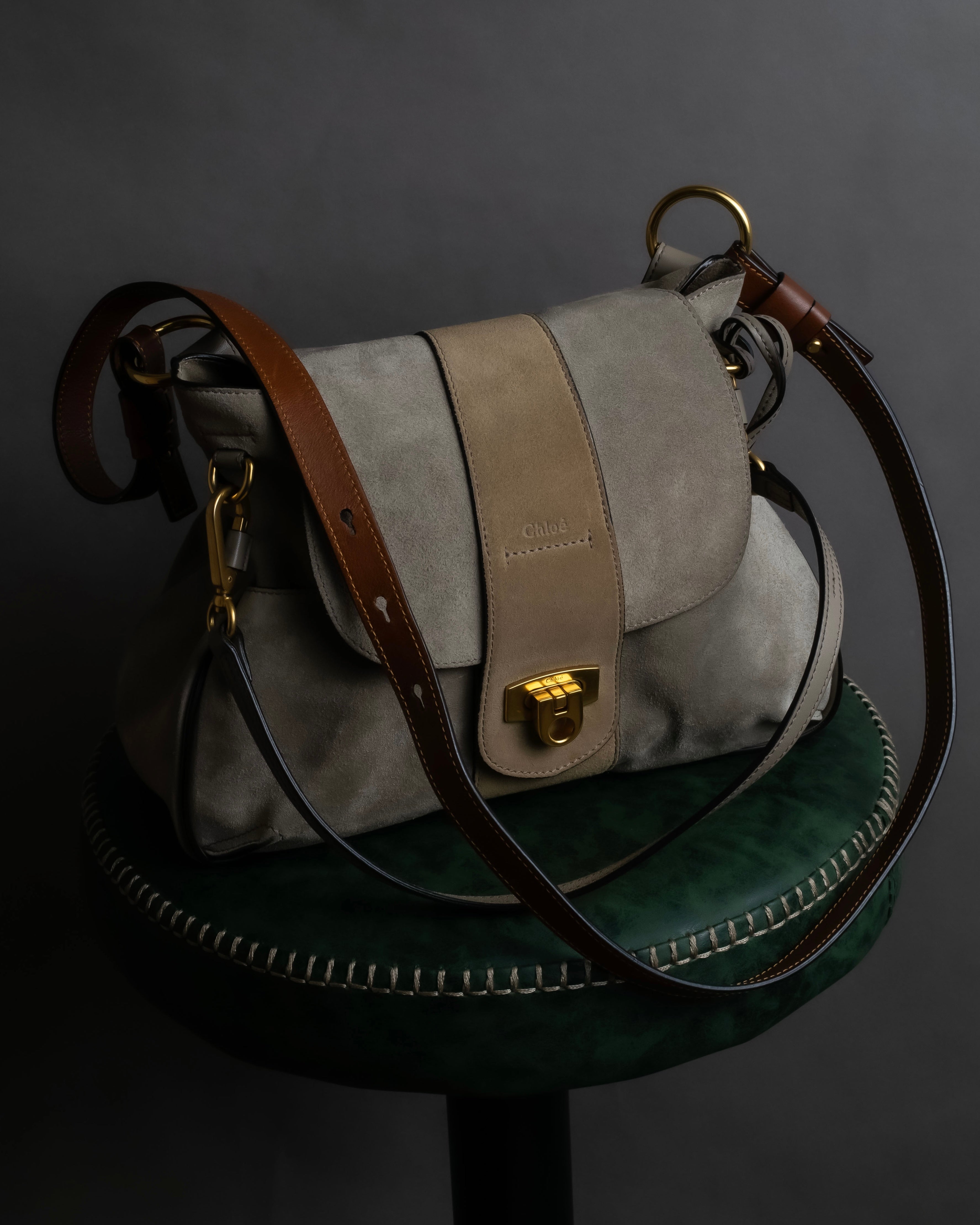 "Chloe" LEXA series 2way leather shoulder bag