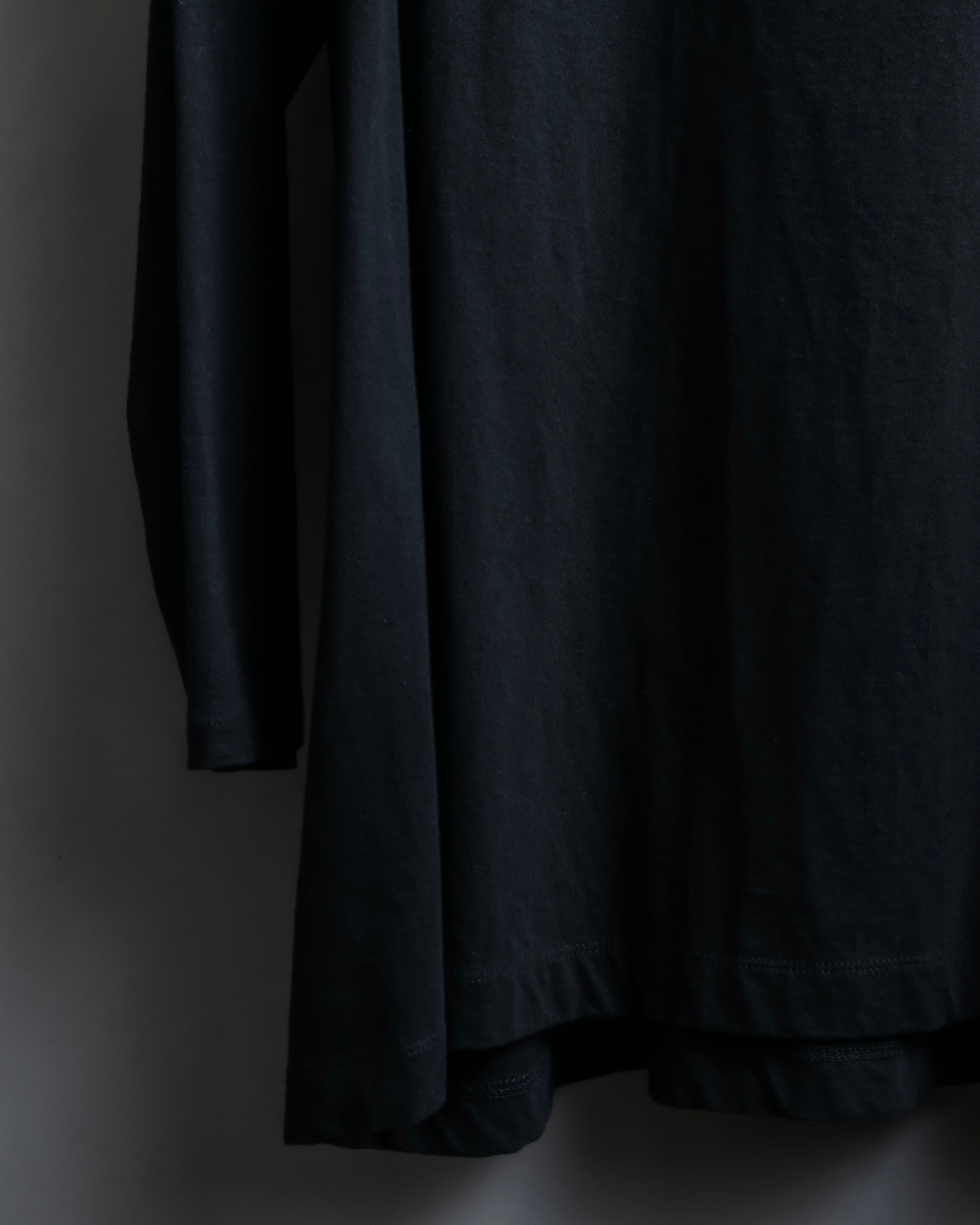 "Ground Y" Double zip design long tops