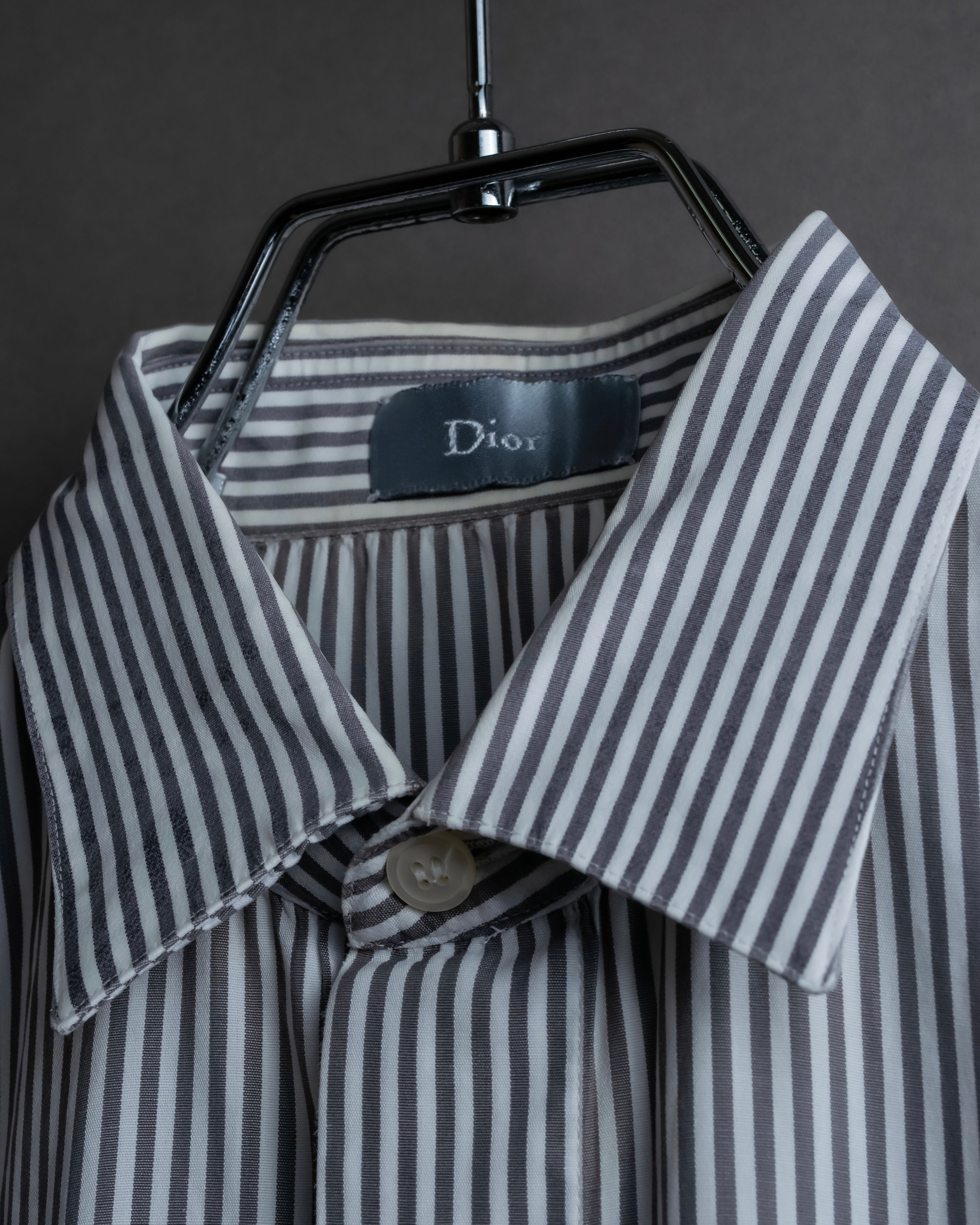"DIOR HOMME" Edith Slimane striped shirt