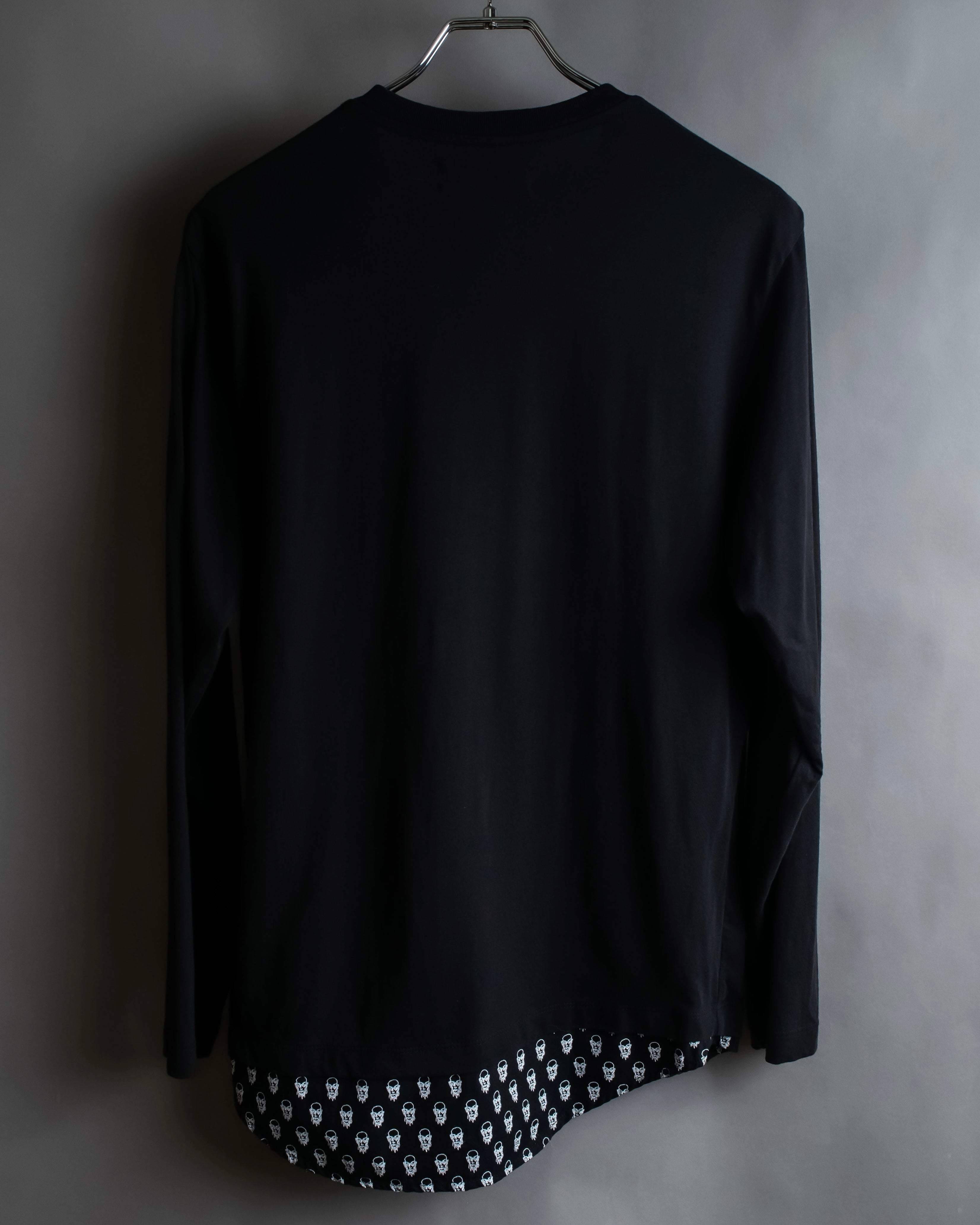 "John Galliano" Tie motif trompe l'oeil design pullover