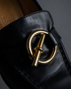 -MOOD Christmas Collection-
"HERMES" 90's-00's Gold buckle design heeled loafers