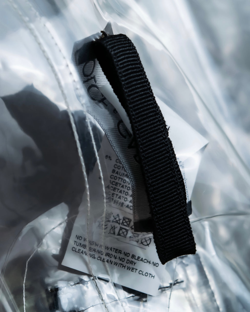 "DOLCE &amp; GABBANA" 23SS PVC material oversize trench coat