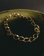 "Dior" Statement gold tone chain necklace