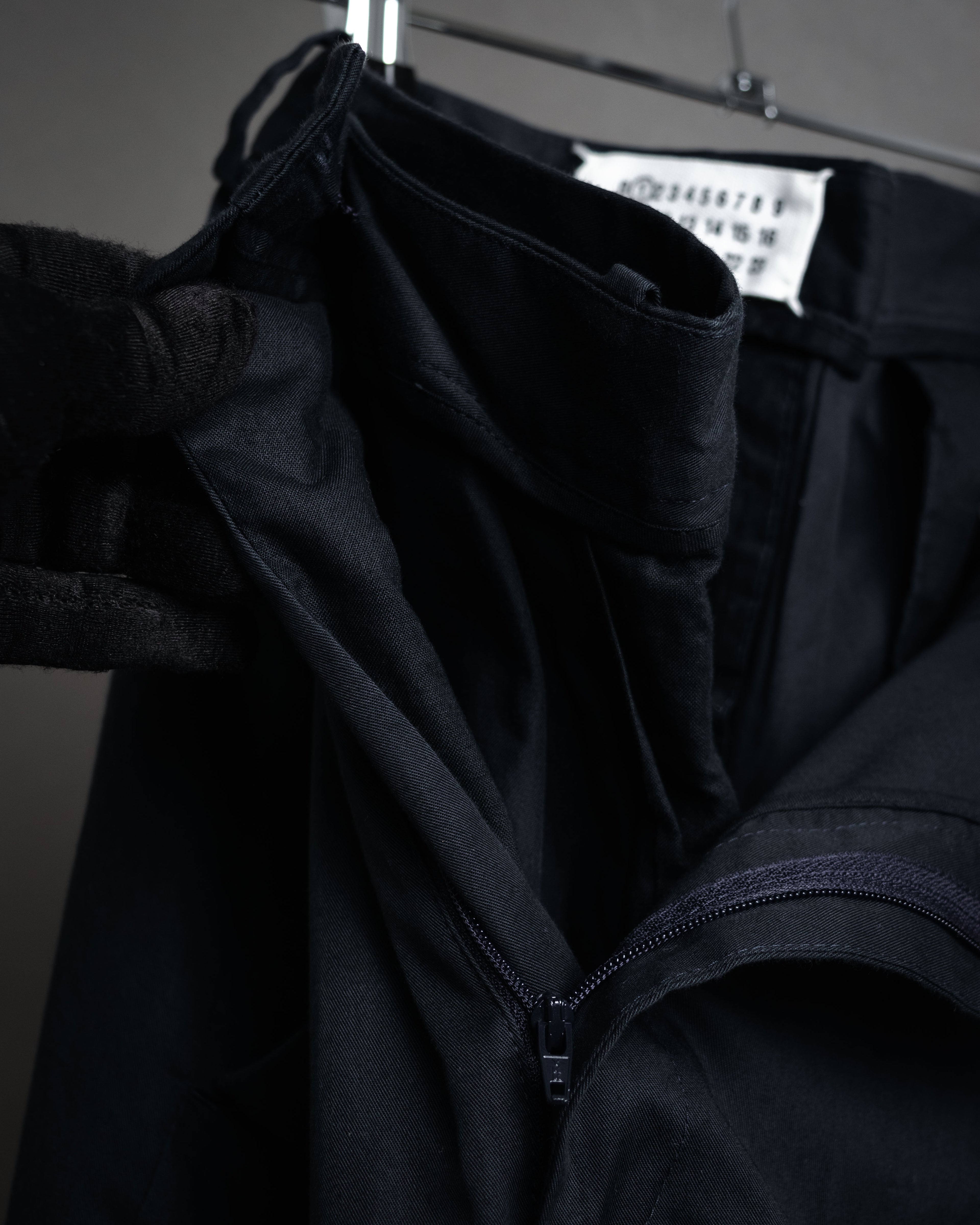 “Maison Margiela” 2019SS Cotton draped culotte shorts