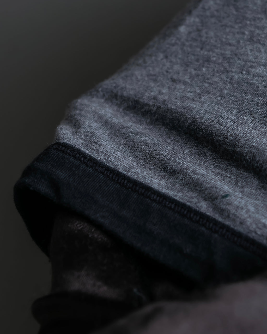 "DOLCE & GABBANA" Black and grey bicolor short sleeve T-shirt