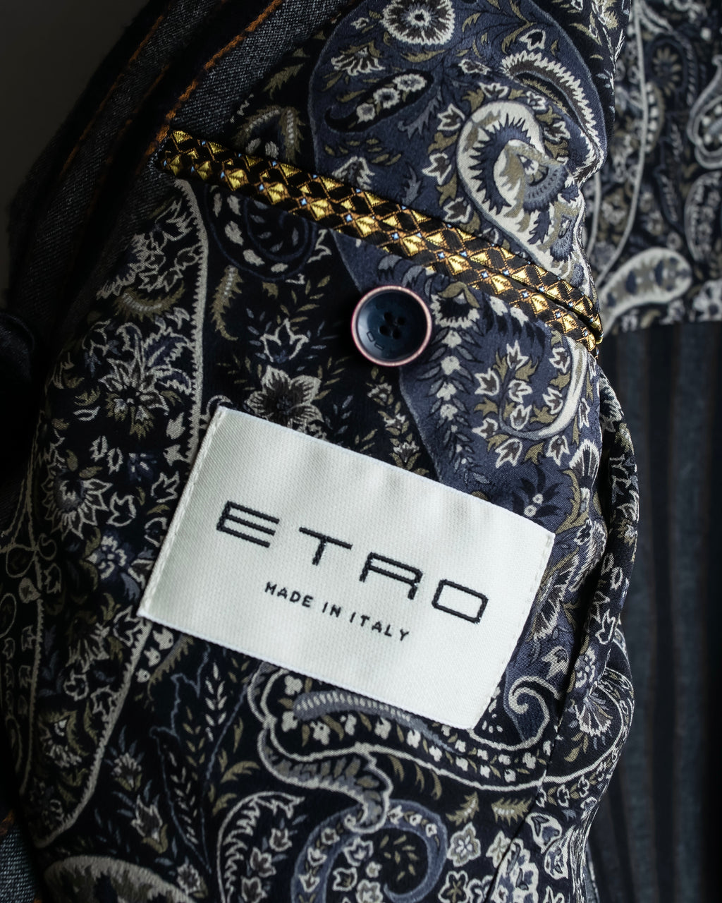 "ETRO" Multi-stripe tailored jacket