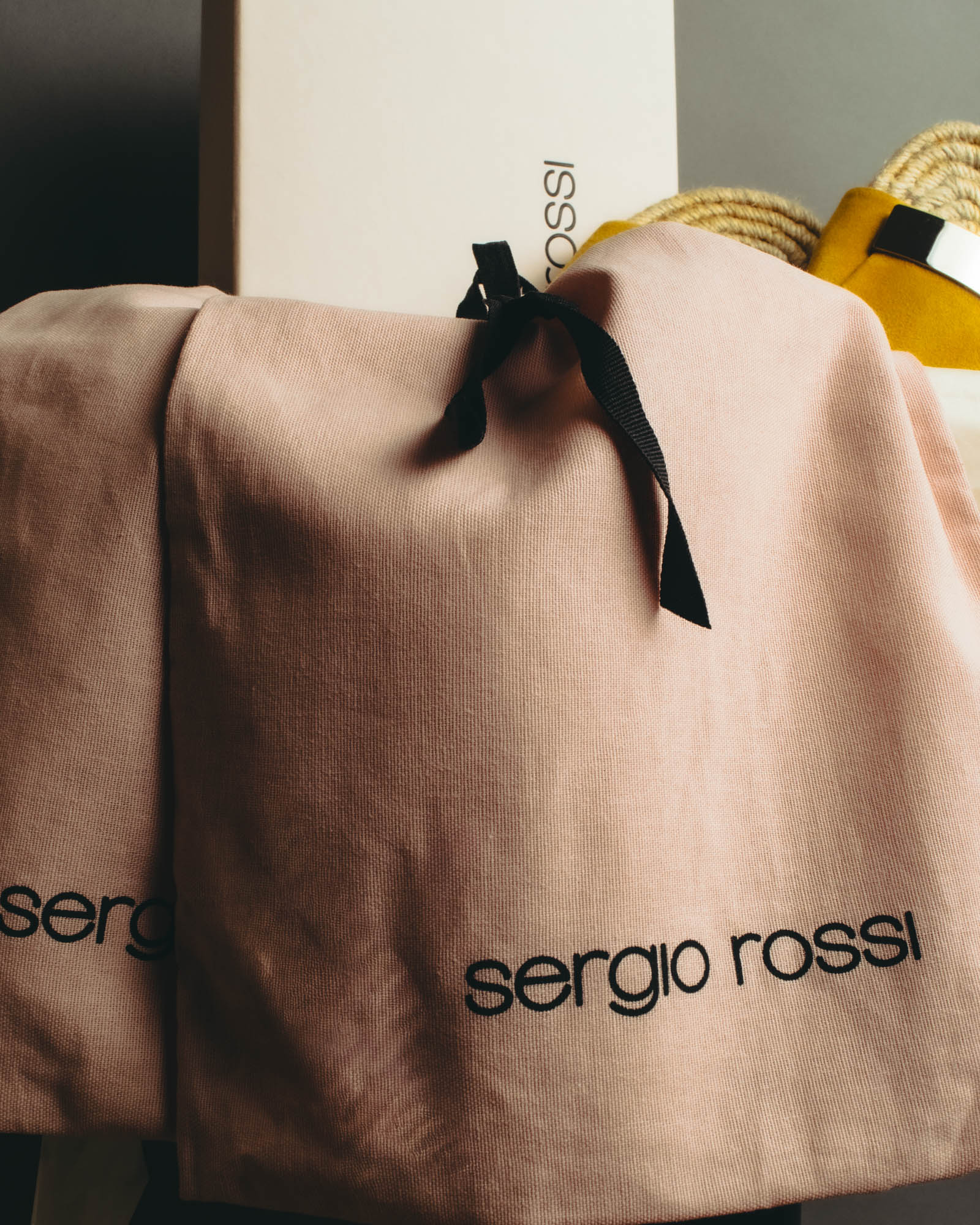 “Sergio Rossi” 2017-2023 suede sr1 espadrille slide sandals
