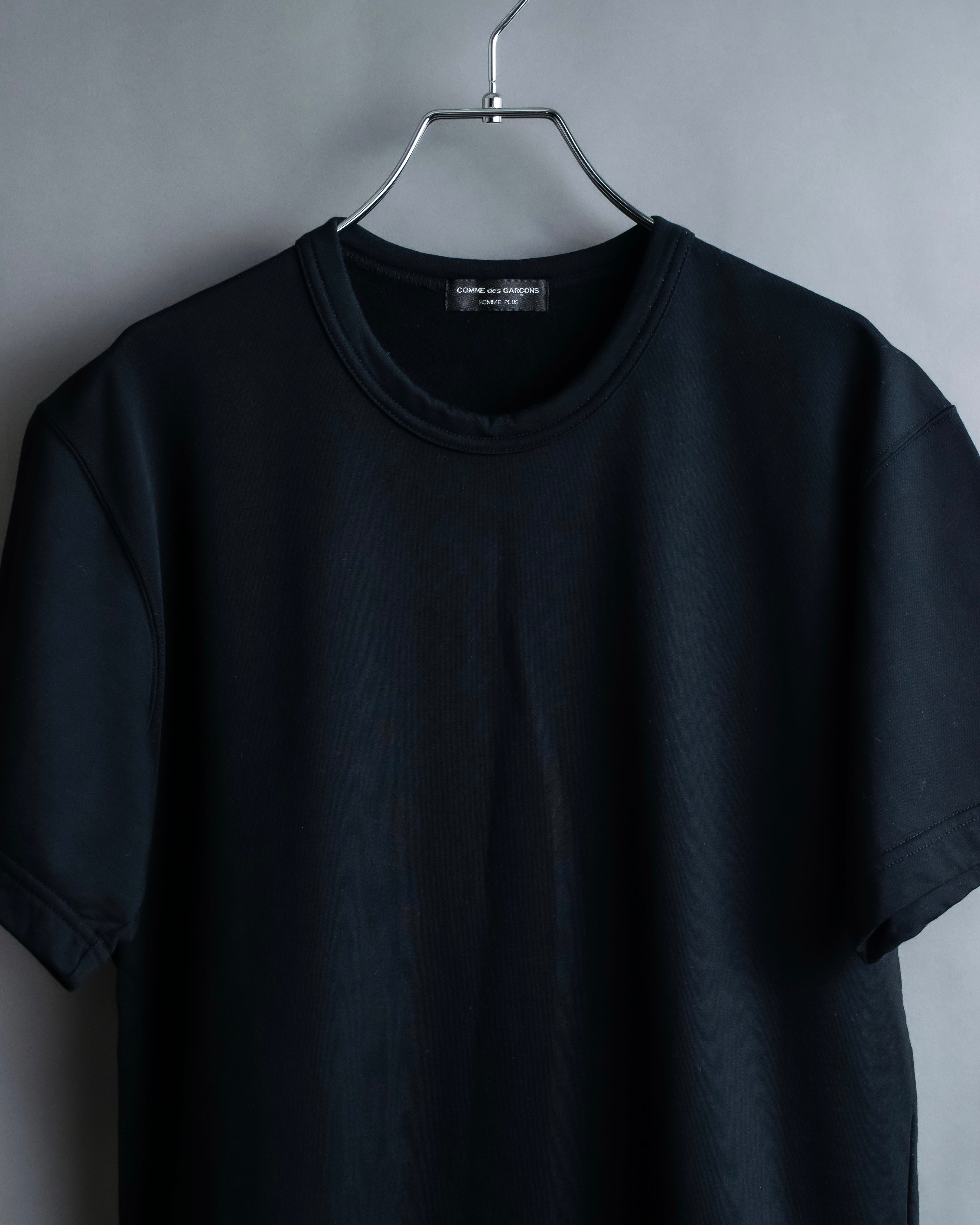 “Comme des Garçons Homme Plus” Zip attached detail T shirt
