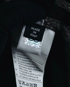 "DOLCE & GABBANA" 00’s resin coated patch detail belted coat