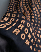 "FENDI" Silk blended logo scarf