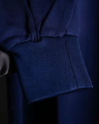 "Balenciaga Sports" Pink & yellow collar long sleeve polo shirt