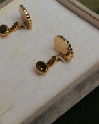 “Christian Dior” 80’s-90’s Laurel rope motif D logo earrings