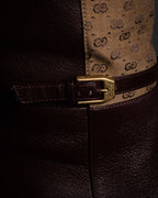 "GUCCI" 20’s archive canvas panel jockey boots